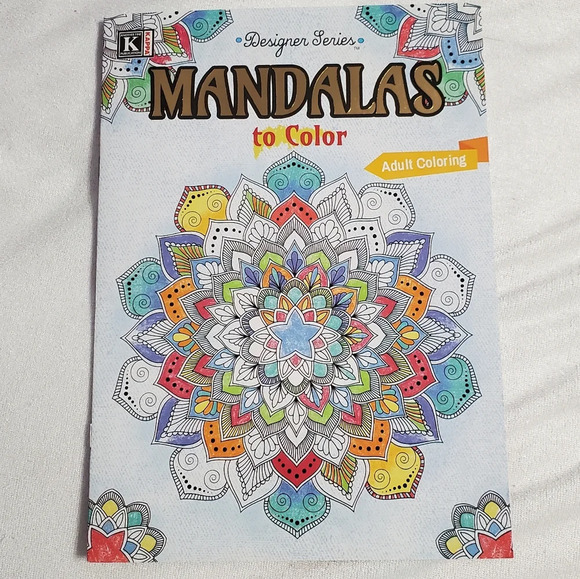 NEW Kappa Landoll Mandalas/Animals Adult Coloring Activity Books Bundle 2 - Picture 4 of 5